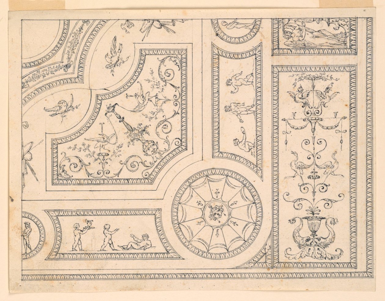 Proyecto para la decoración de un techo de Unknown artist