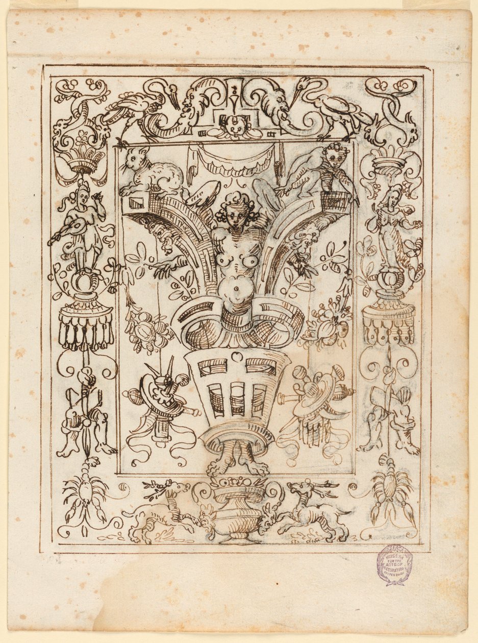 Proyecto: la decoración de un panel de Unknown artist