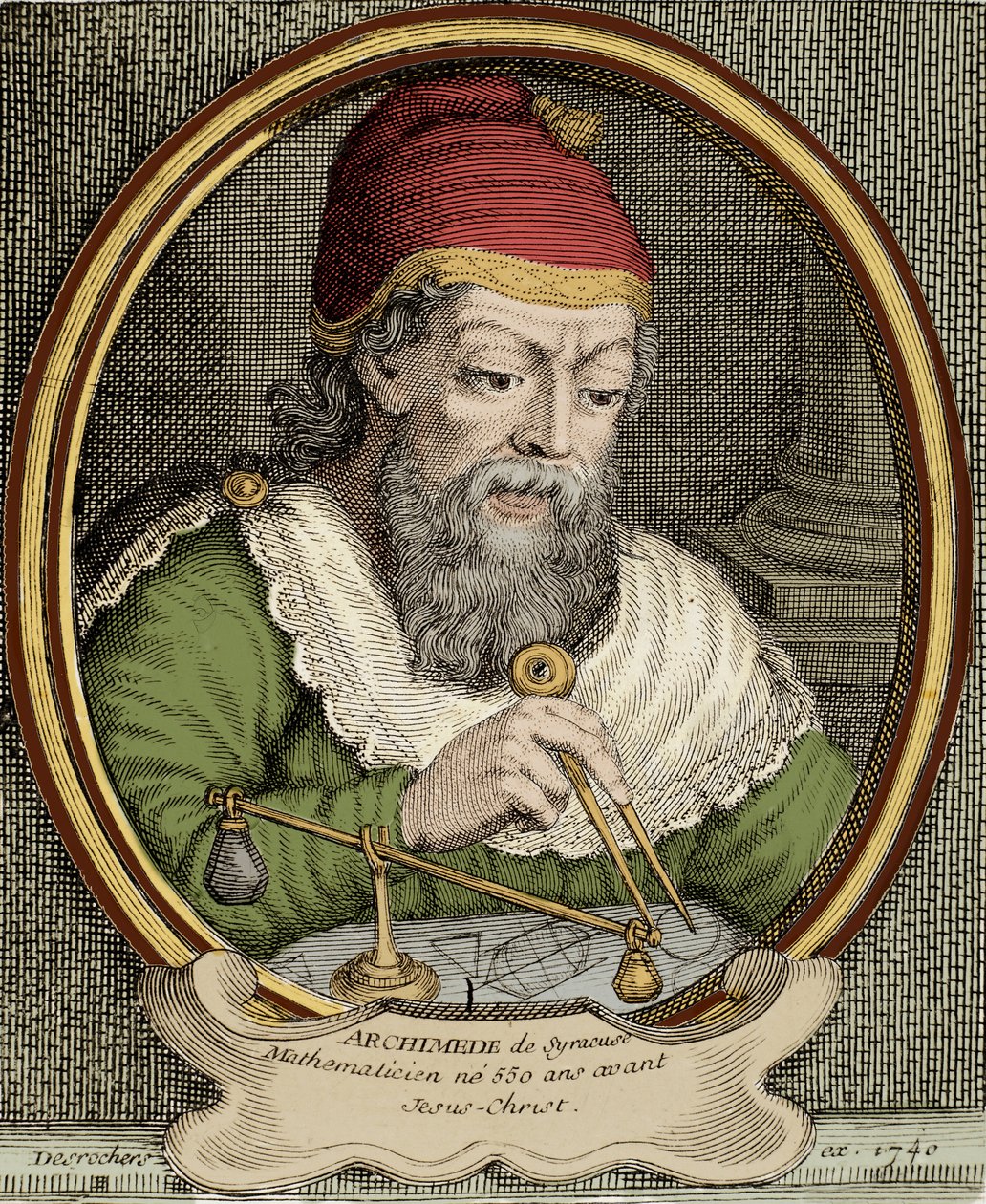 Representación de Arquímedes de Siracusa de Unknown artist