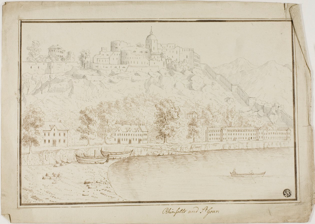 Rhinefelts y San Goar de Unknown artist