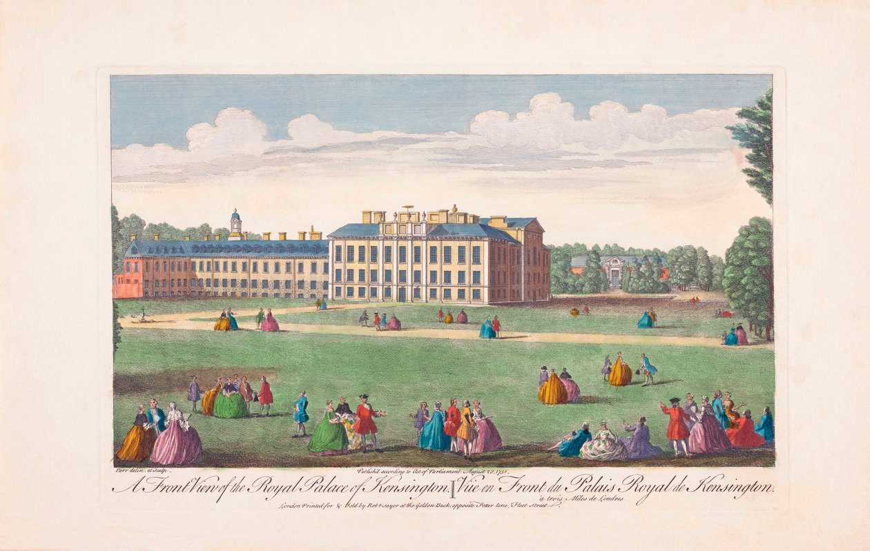 Palacio Real de Kensington en el siglo XVIII de Unknown artist