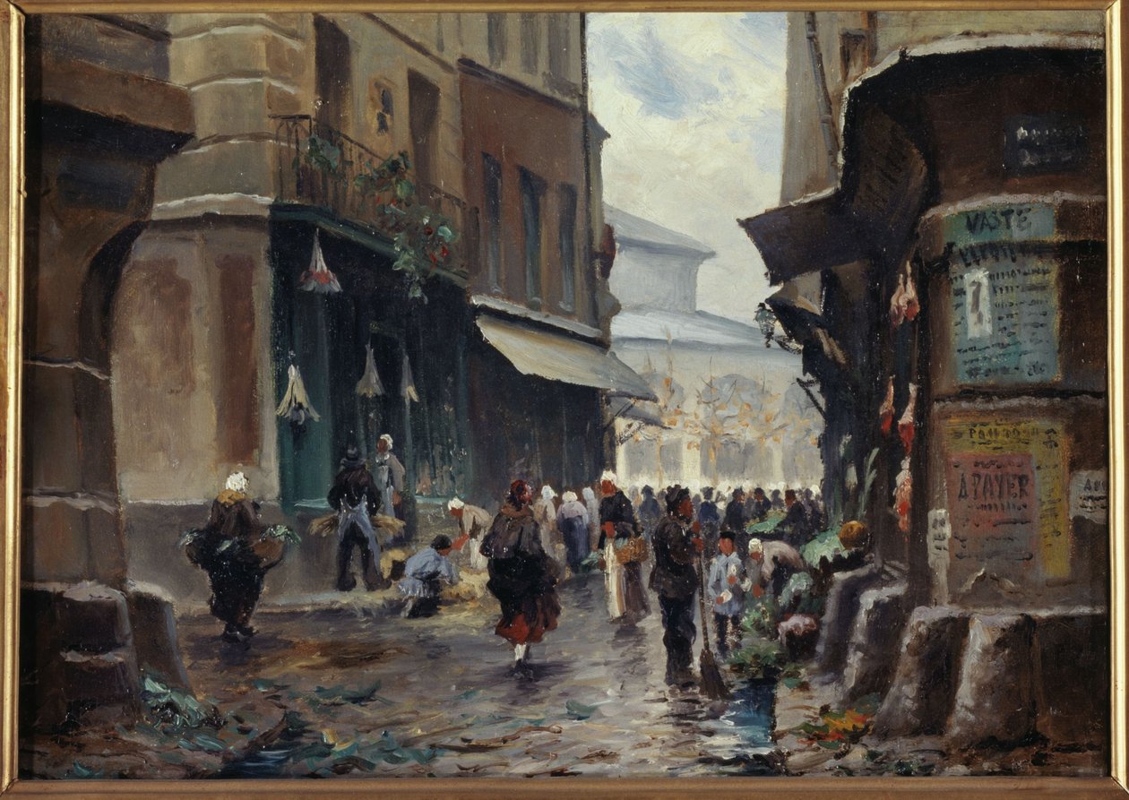 Calle Pirouette, hacia 1880, actual distrito 1, entre 1875 y 1885 (pintura) de Unknown artist