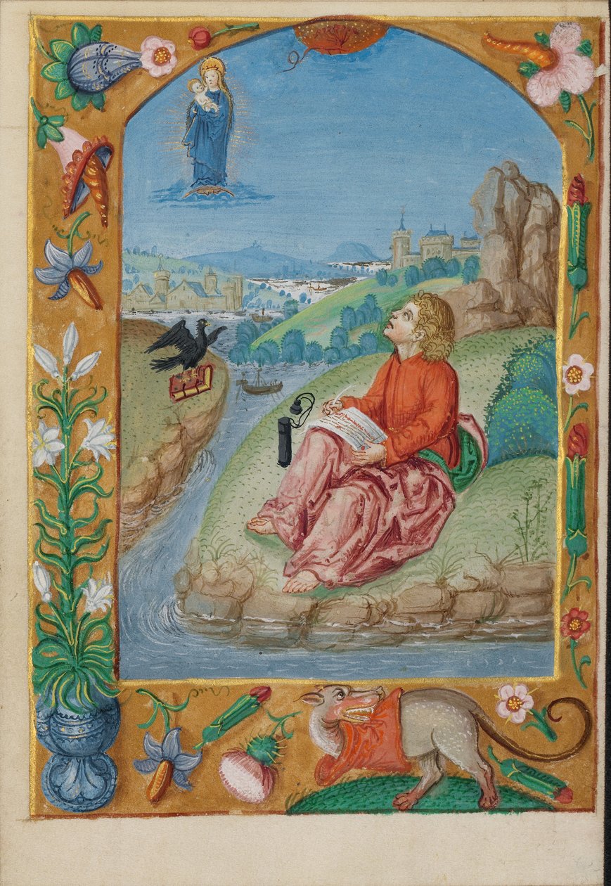 San Juan en Patmos de Unknown artist
