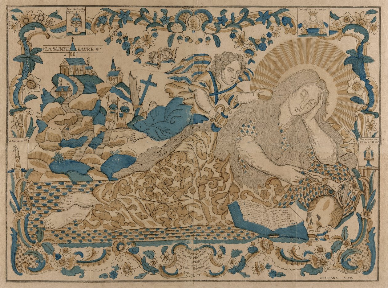 Santa María Magdalena, modelo de penitencia de Unknown artist