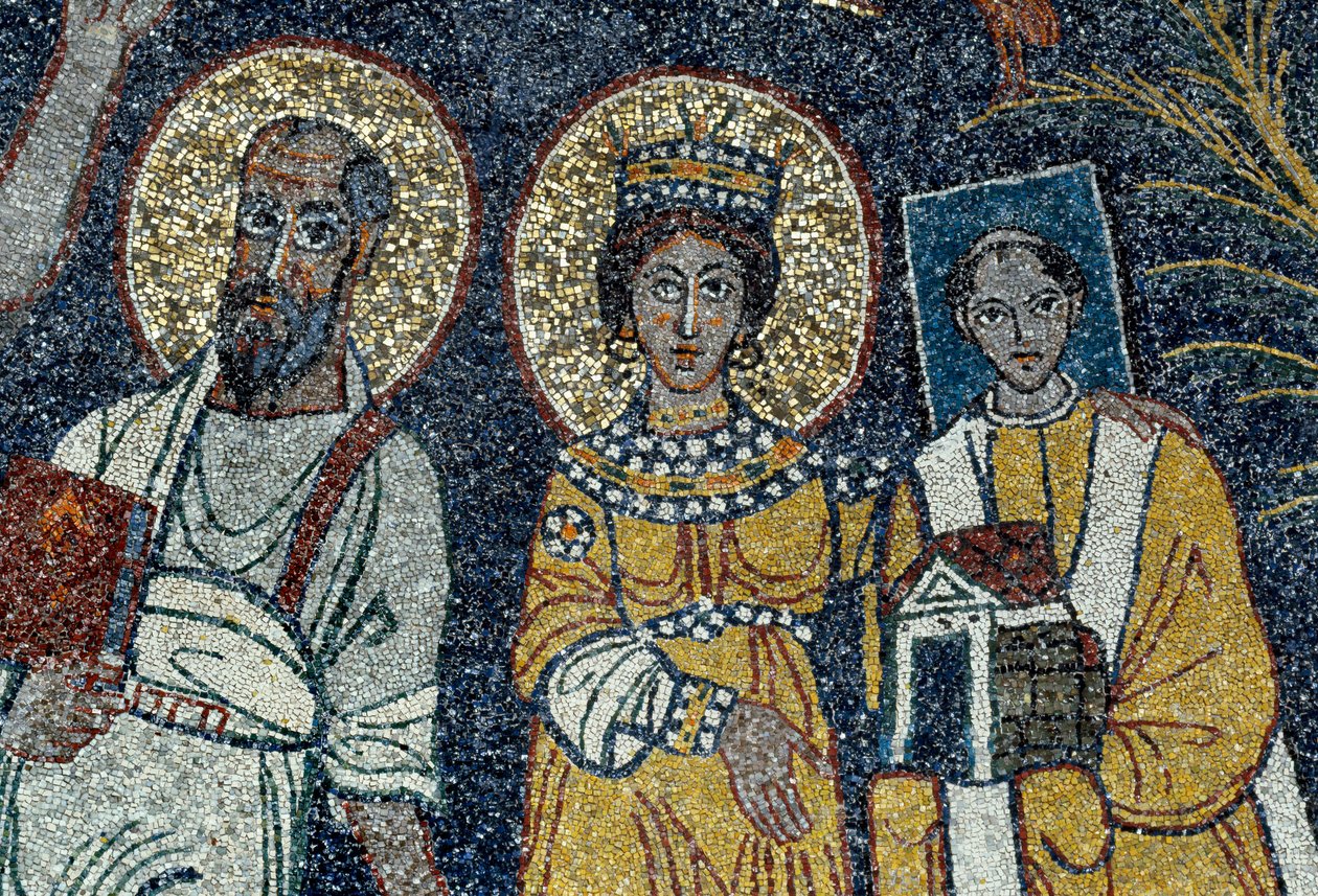 San Pablo, Santa Cecilia y San Pascual (detalle) de Unknown artist