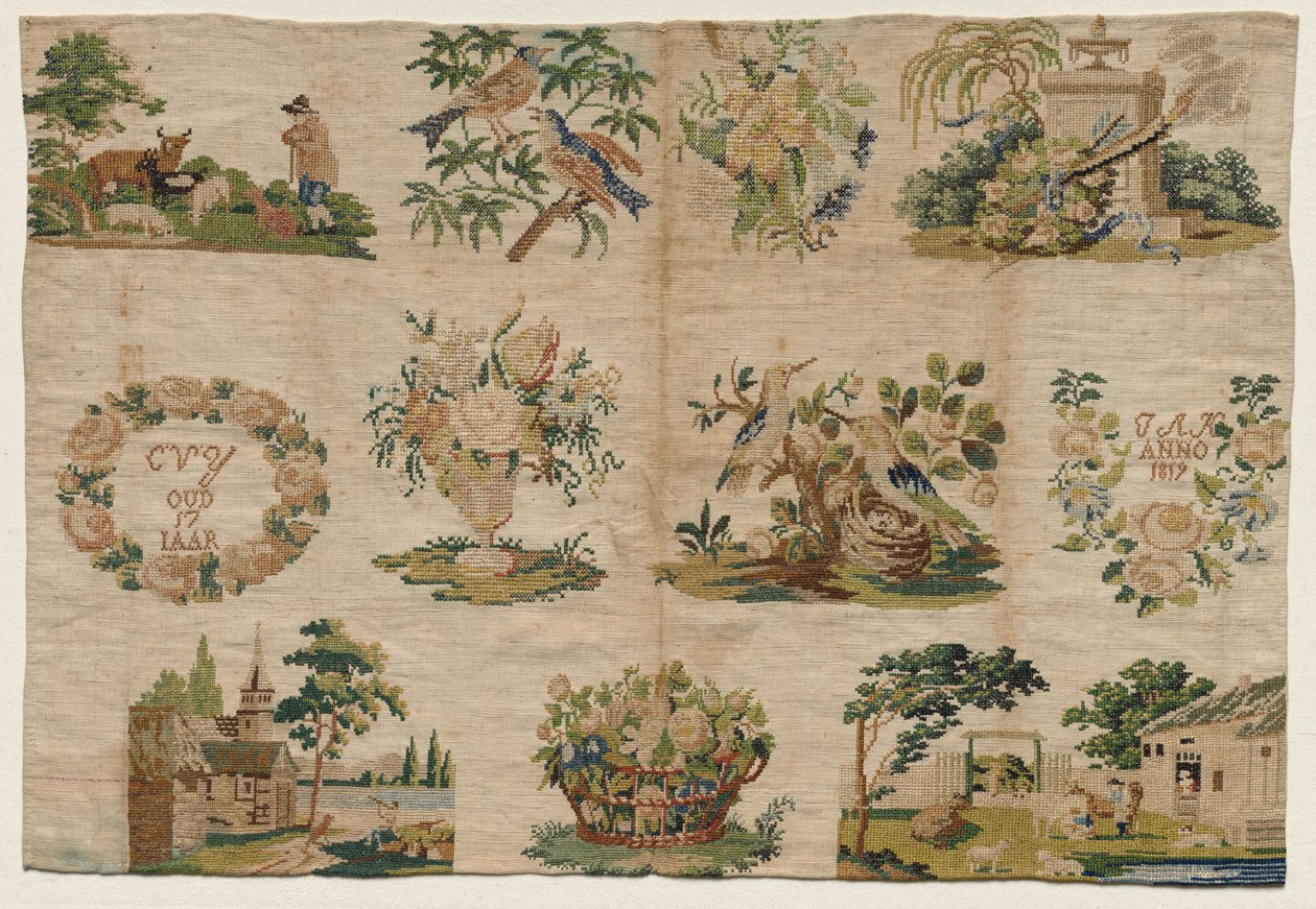Fragmento de muestrario de Unknown artist