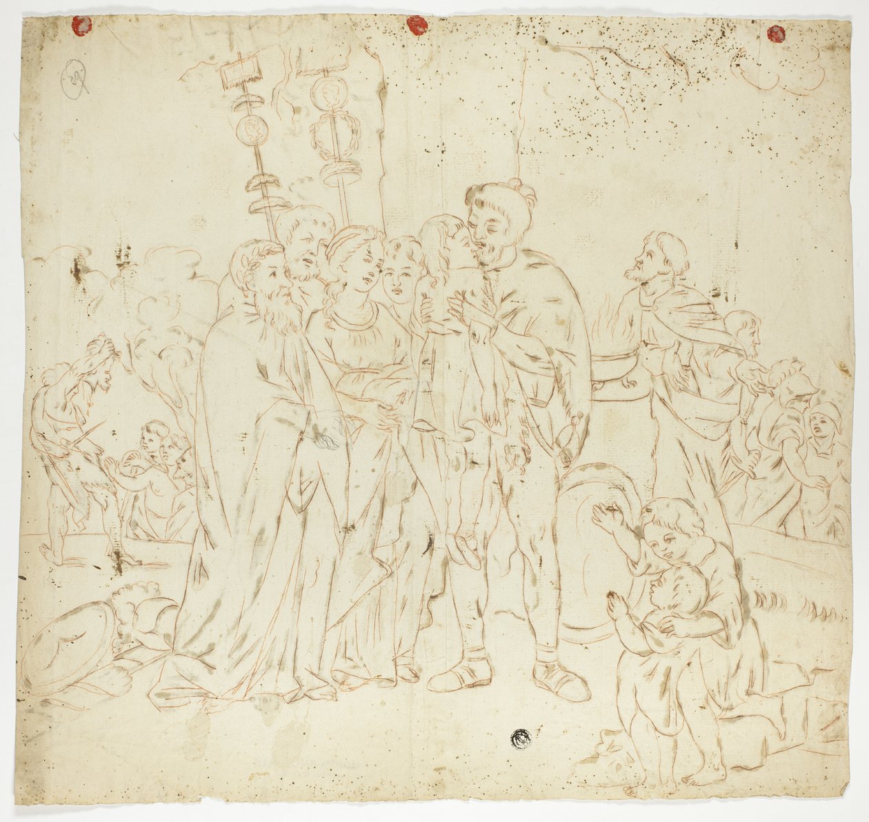 Escena de la historia romana de Unknown artist