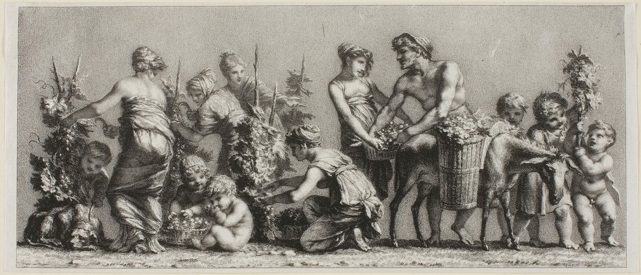 Escena de la vendimia de Unknown artist