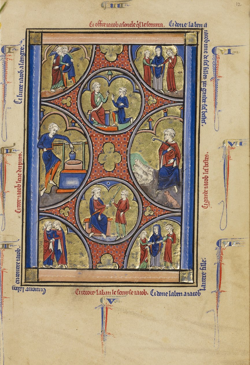 Escenas de la vida de Jacob de Unknown artist