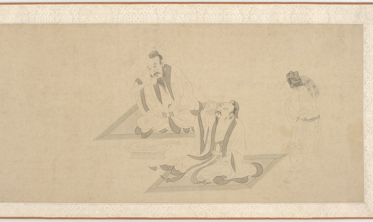 Escenas de la vida de Tao Yuanming (parte 1) de Unknown artist