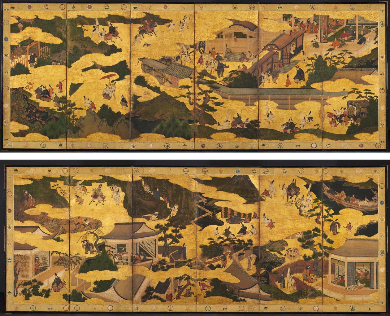 Scenes from the Tales of Ise de Unknown artist