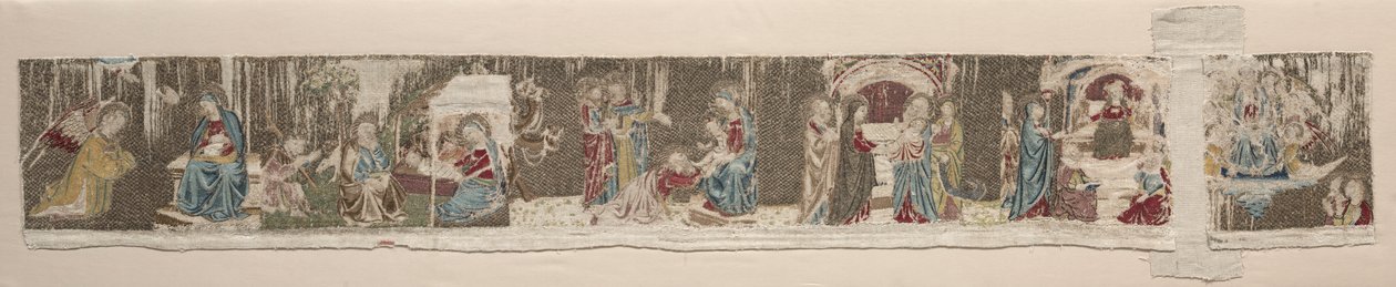 Scenes of the Life of the Virgin, from an Altar Frontal de Unknown artist