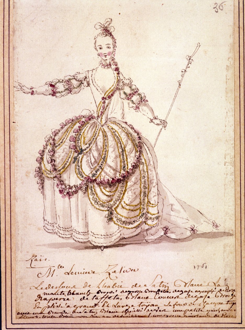 Escenografía: dibujo de vestuario para la pastoral 