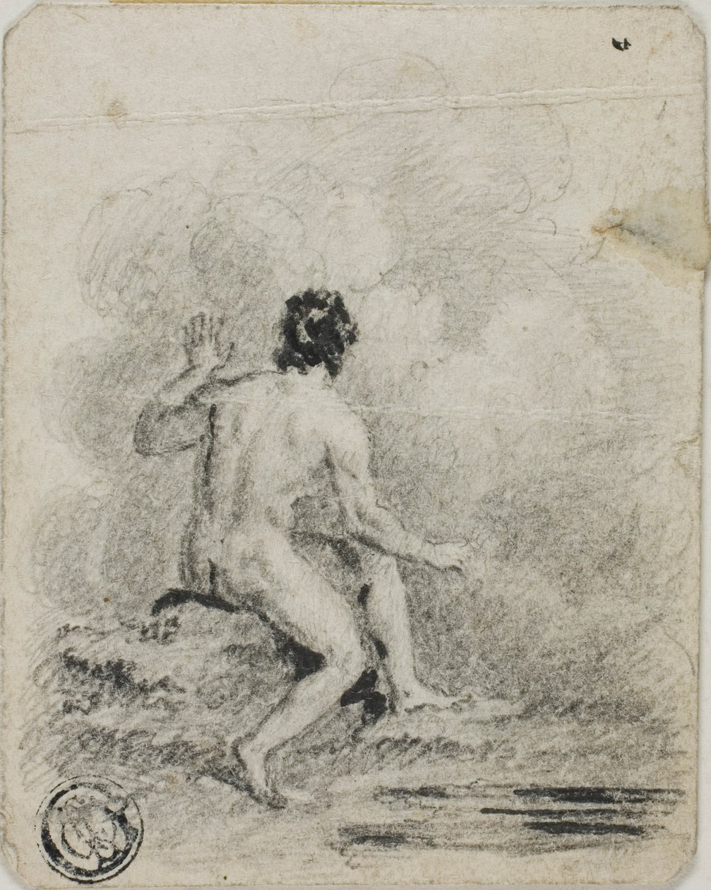 Desnudo masculino sentado de Unknown artist