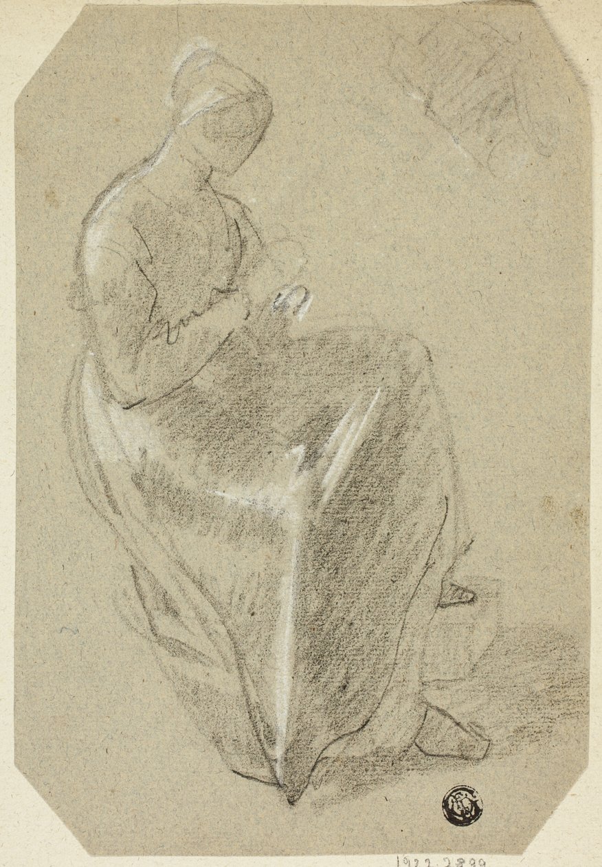 Mujer sentada de Unknown artist