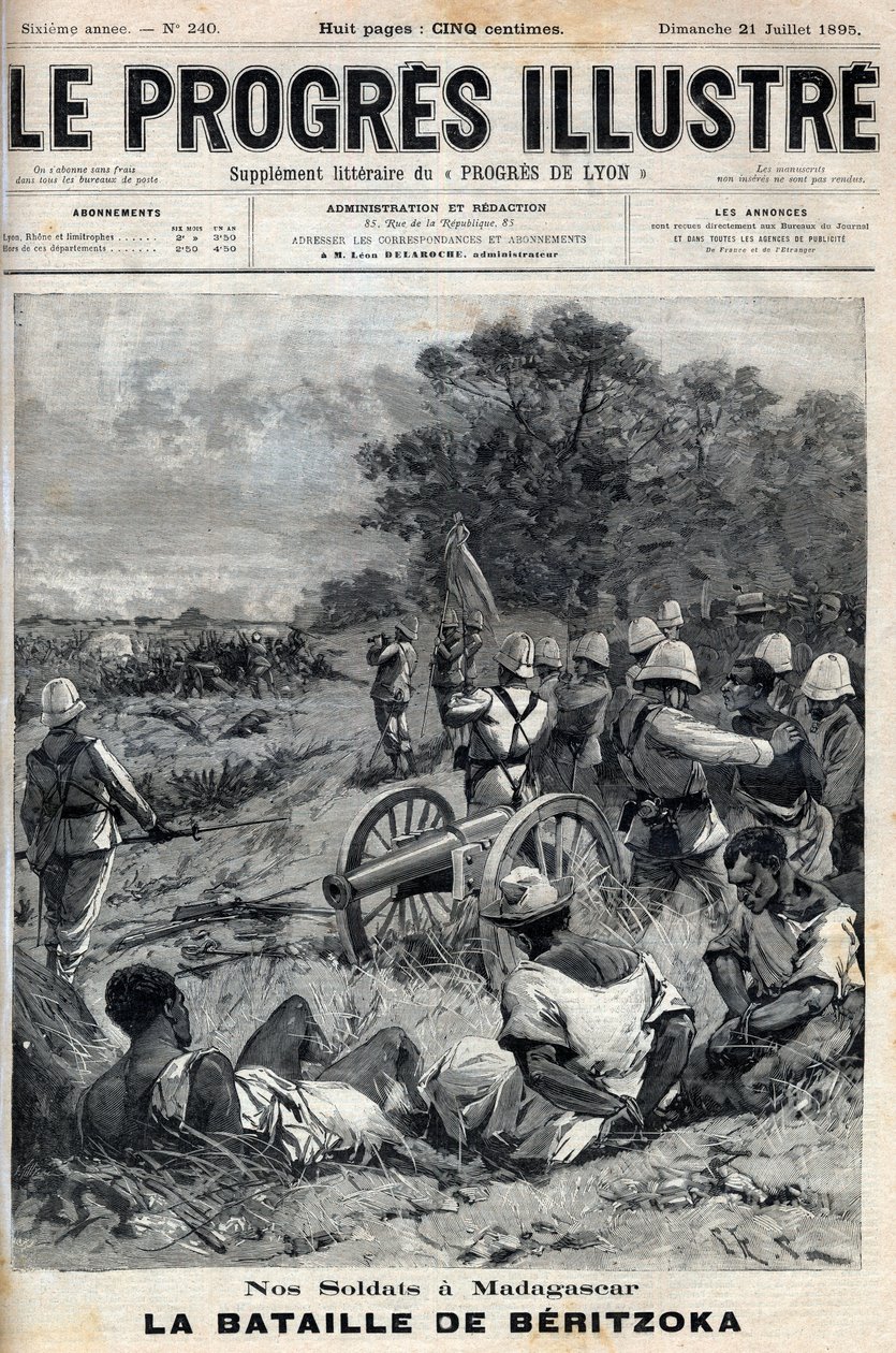 Segunda Guerra Franco-Malgache (1895) Beritzoka el 30 de junio de Unknown artist