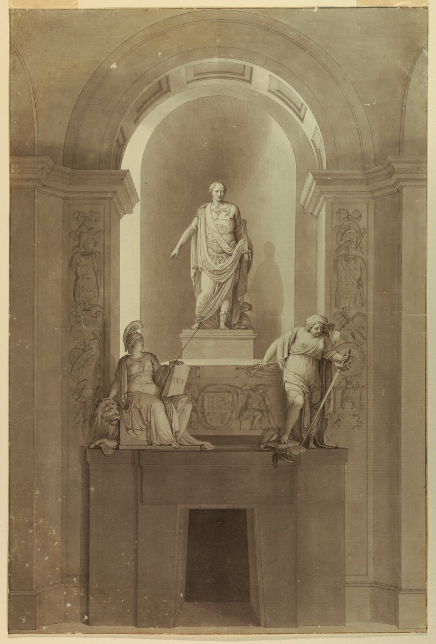 Monumento sepulcral de James III (1688-1766) de Unknown artist
