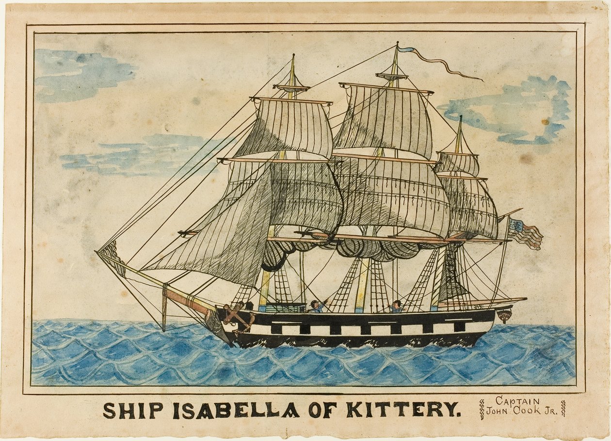 Barco Isabella de Kittery de Unknown artist