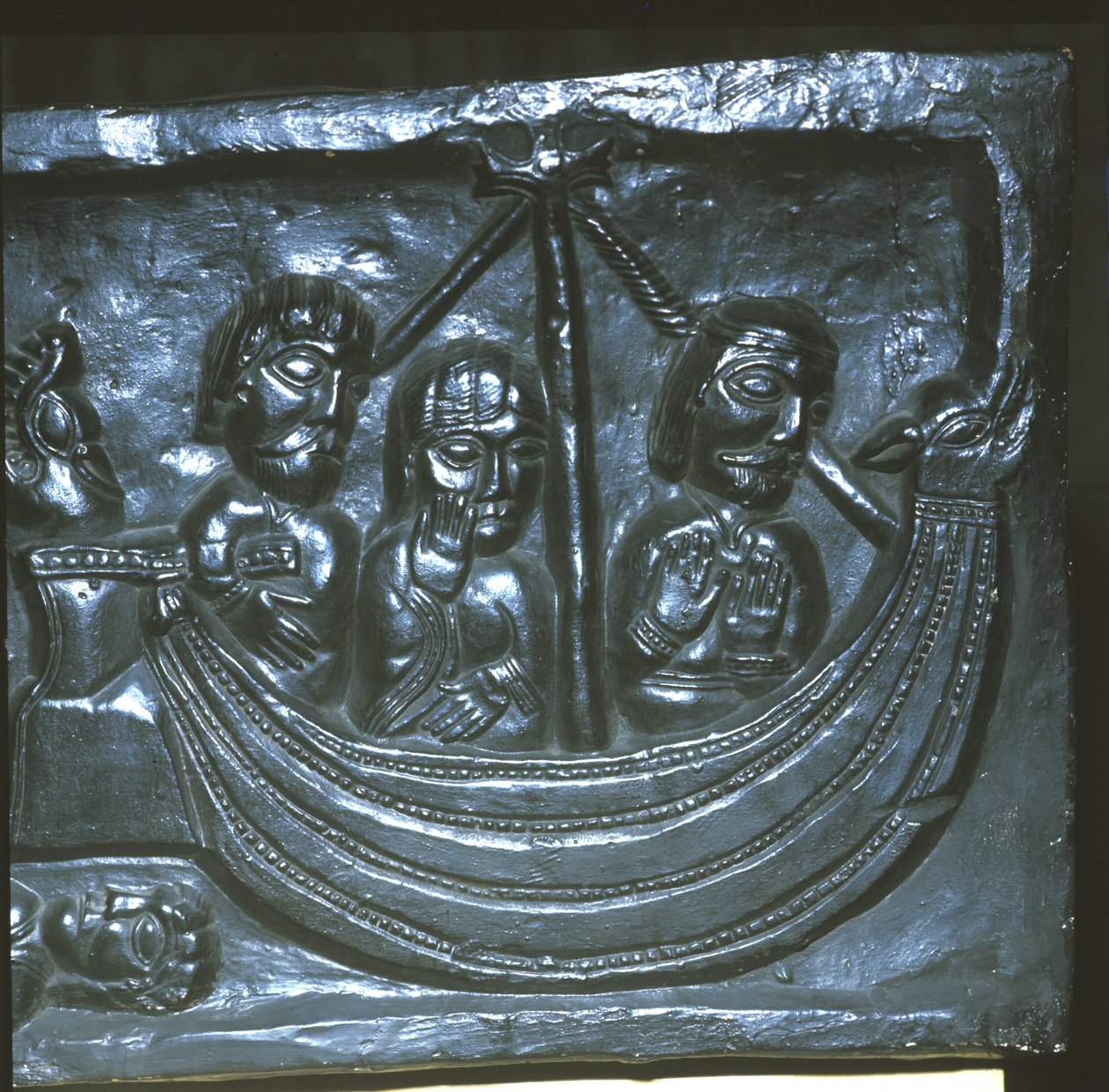 Barco en el siglo XII. (detalle) de Unknown artist