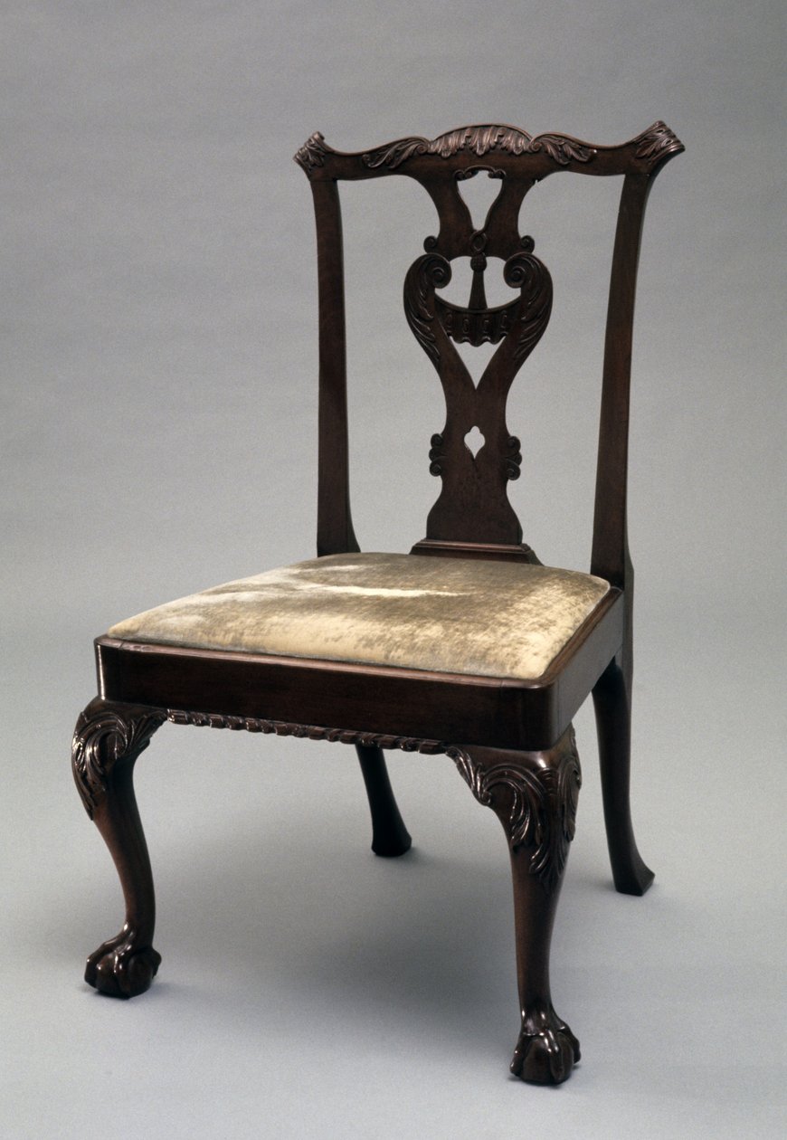 Silla lateral, c. 1760-1790 de Unknown artist