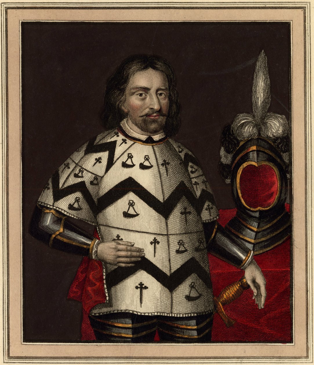 Sir Richard Sutton (1460-1524), abogado inglés - Anónimo - 1815 - Aguatinta - 17x14,7 - Colección privada de Unknown artist