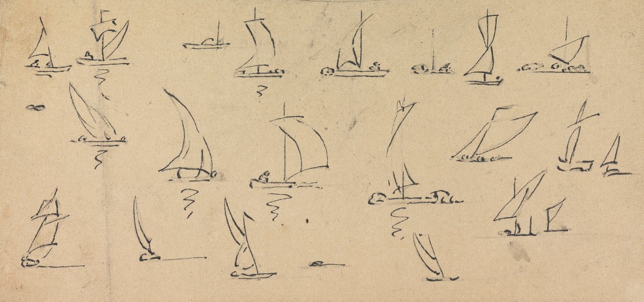 Bocetos de barcos de Unknown artist