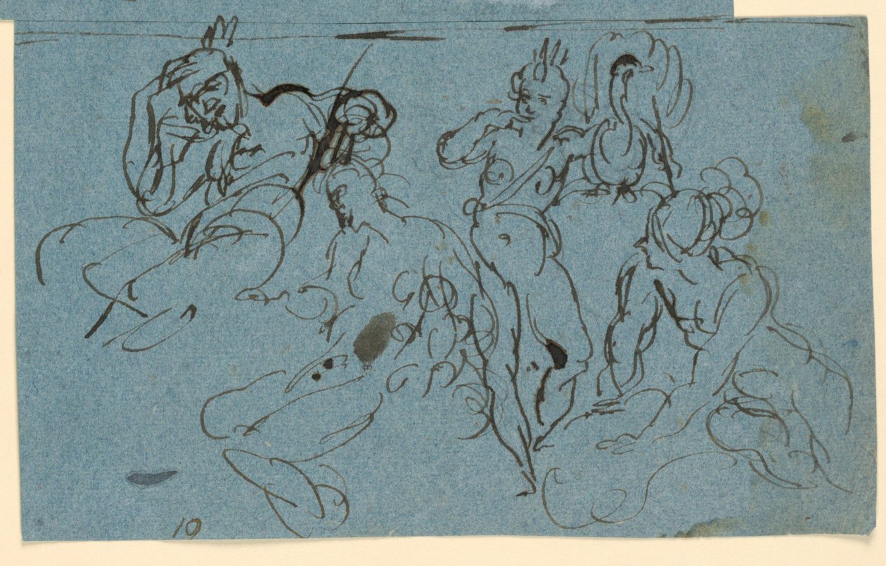 Bocetos para el juicio de Paris de Unknown artist