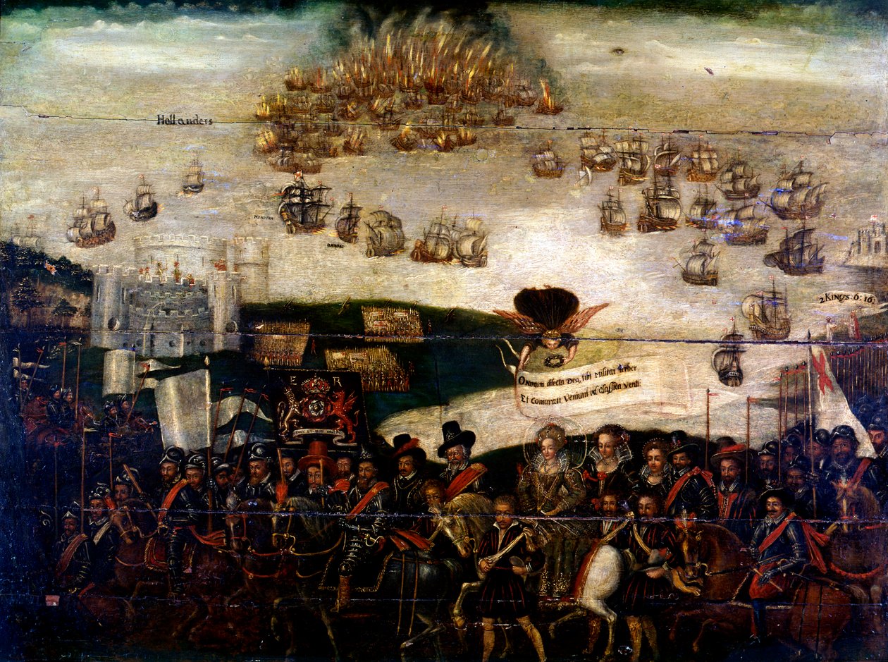 Armada española Dyptich de Unknown artist