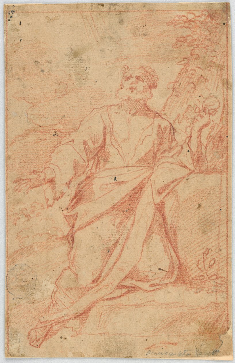 San (¿Jerónimo?) en éxtasis de Unknown artist