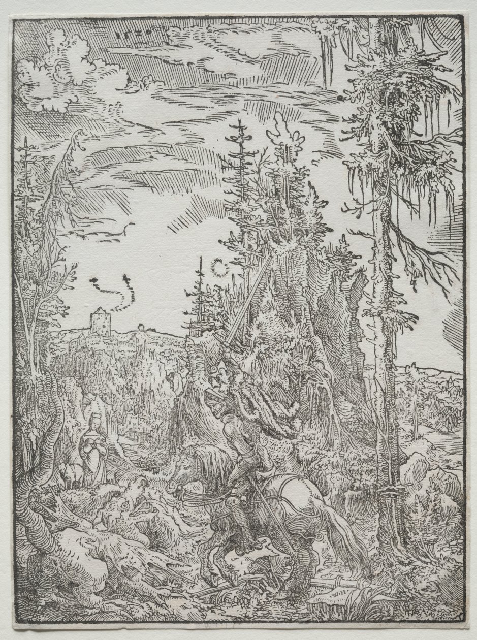 St. George and the Dragon de Unknown artist