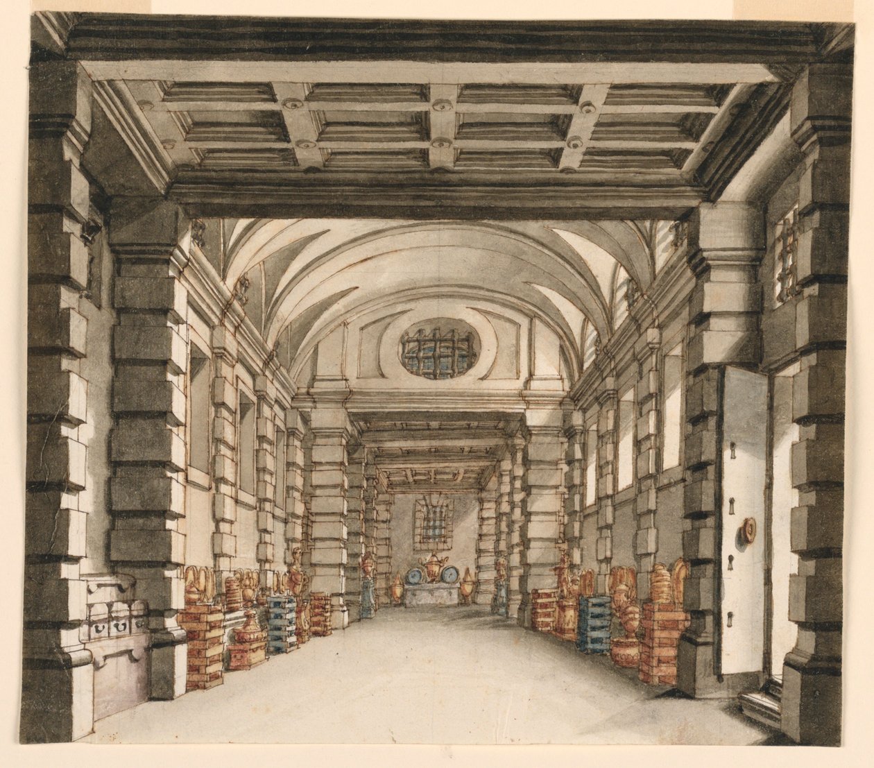 Diseño escénico, Interior de la Casa del Tesoro de Unknown artist