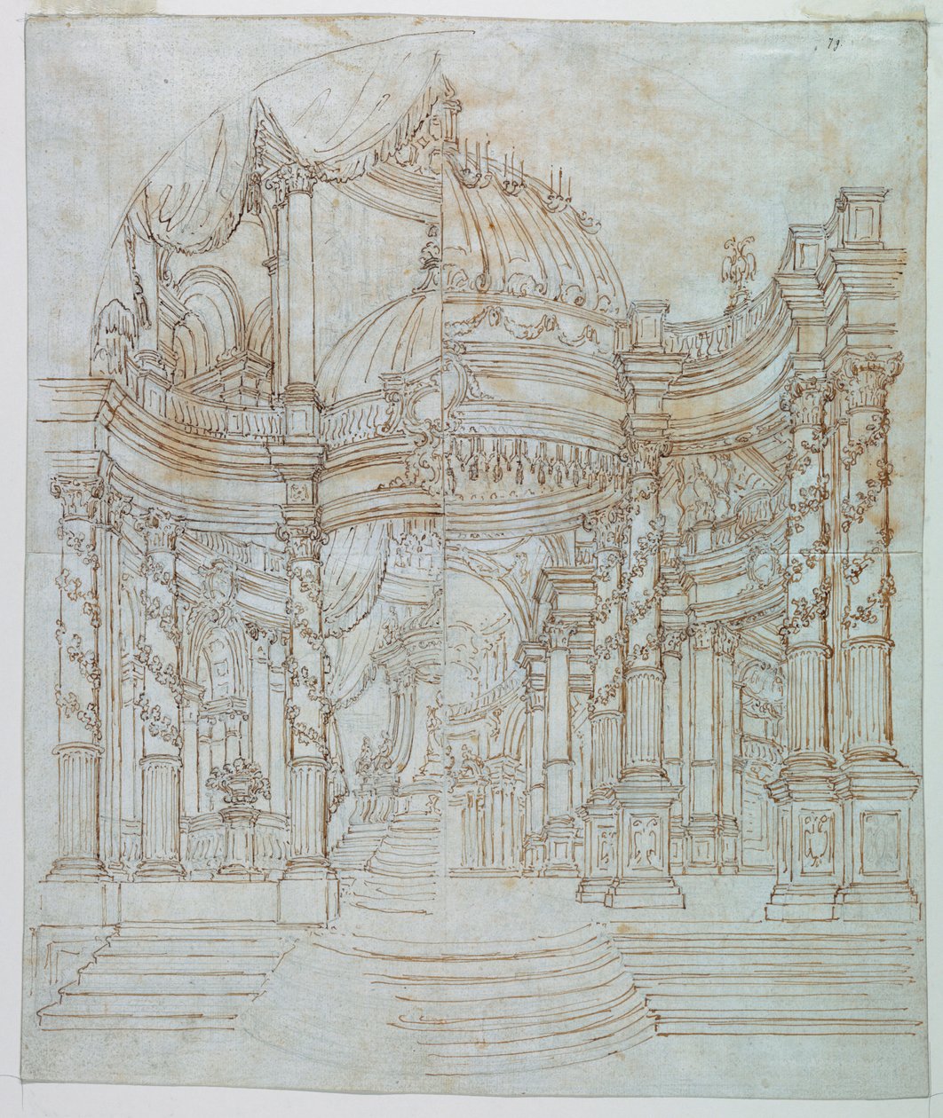 Diseño Escénico: Arquitectura del Palacio de Unknown artist