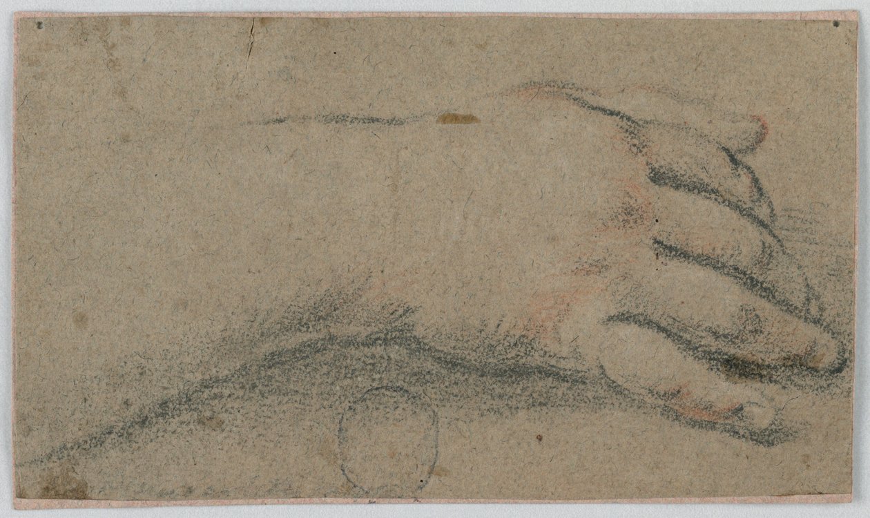 Estudio: La mano derecha de una mujer de Unknown artist