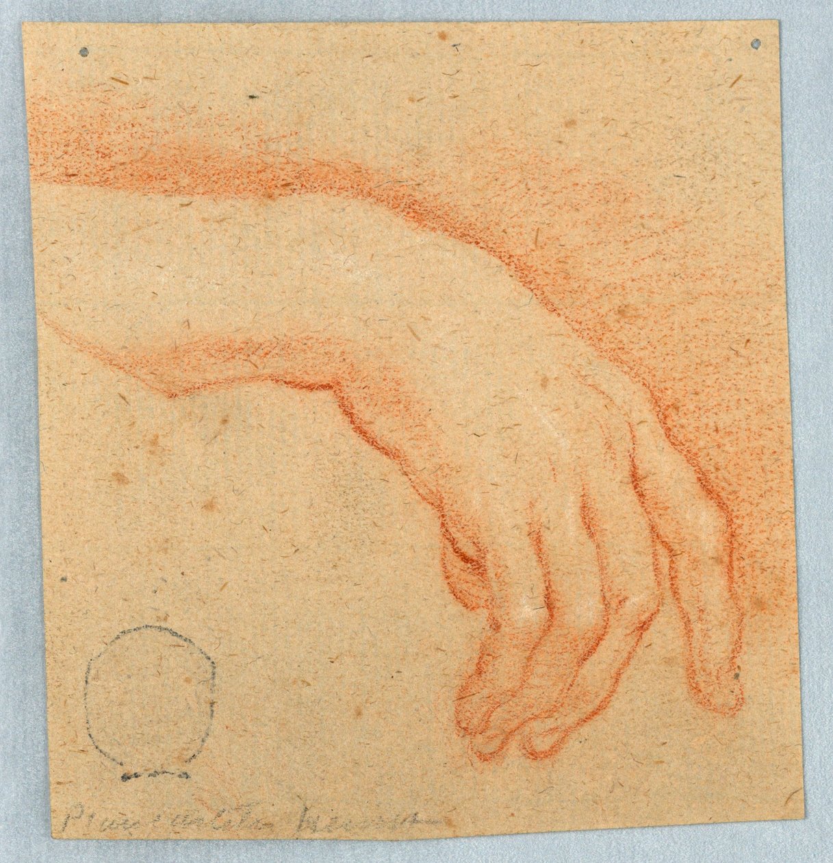 Estudio de una mano derecha de Unknown artist