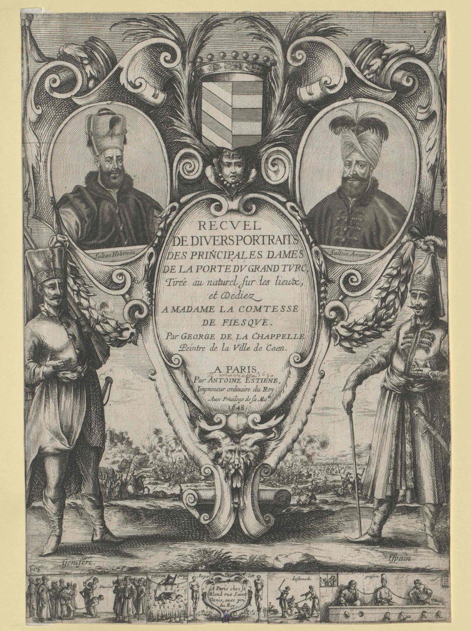 Sultán de Turquía Murat IV (impresión) de Unknown artist
