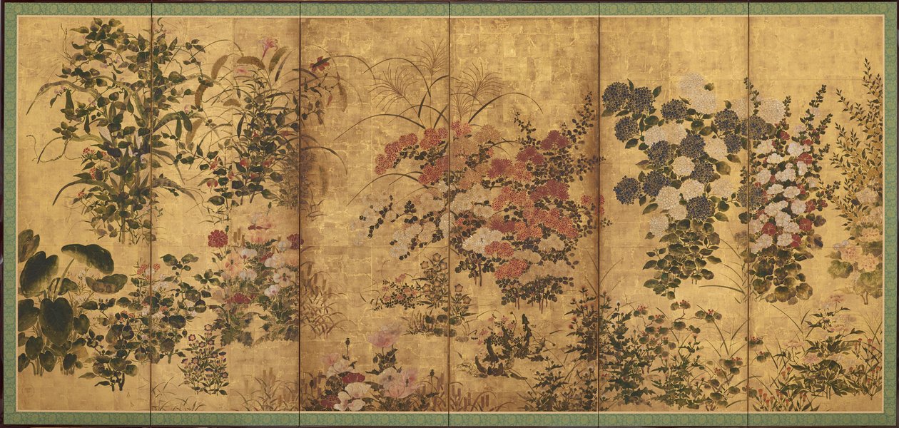 Flores de verano y otoño de Unknown artist