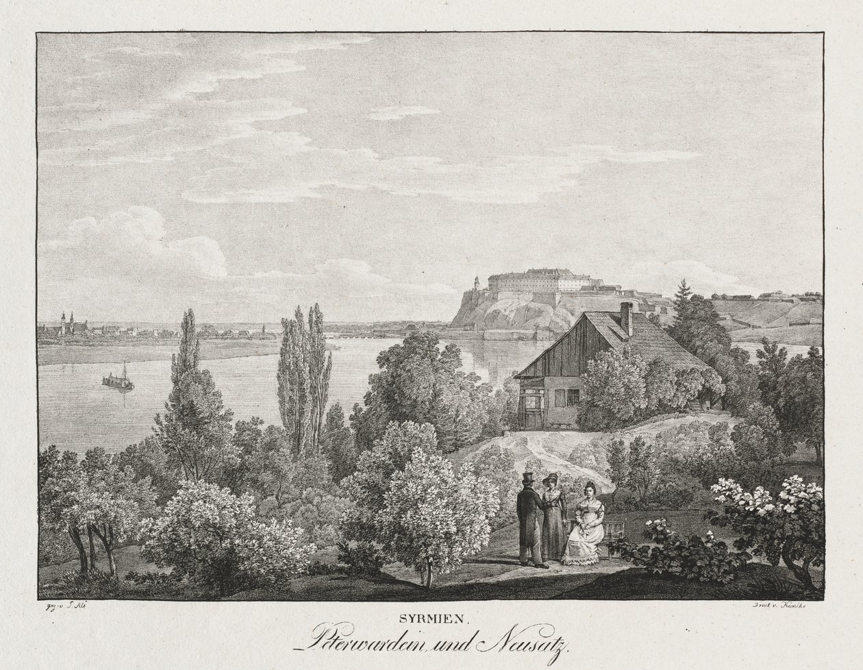 Syrmien, Peterwardein und Neusatz de Unknown artist