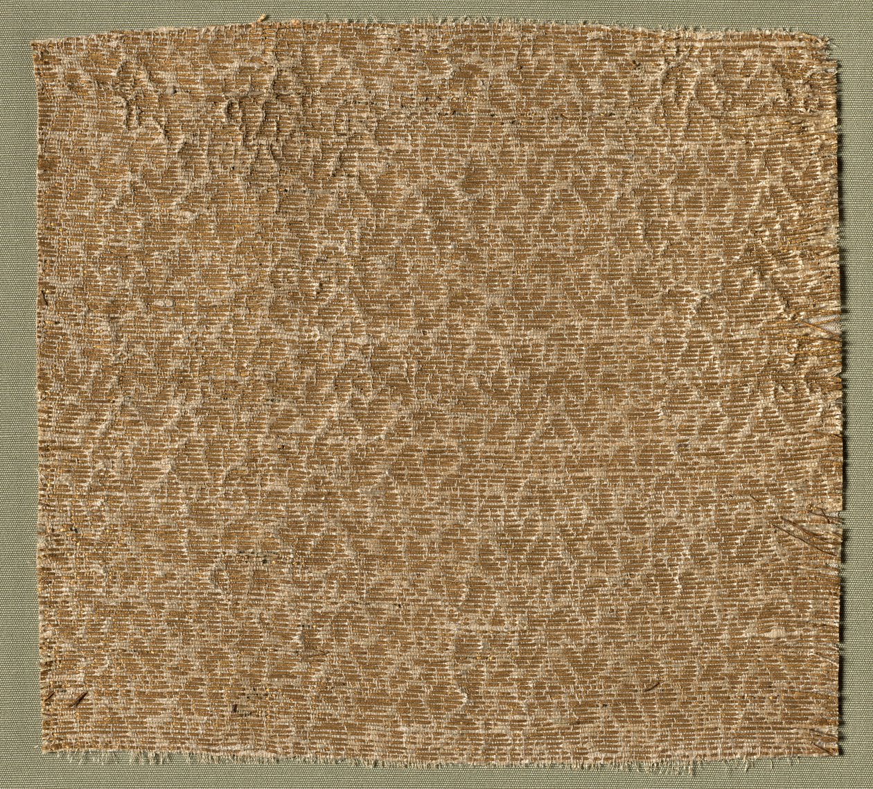 Textile with Tiny Leaves de Unknown artist