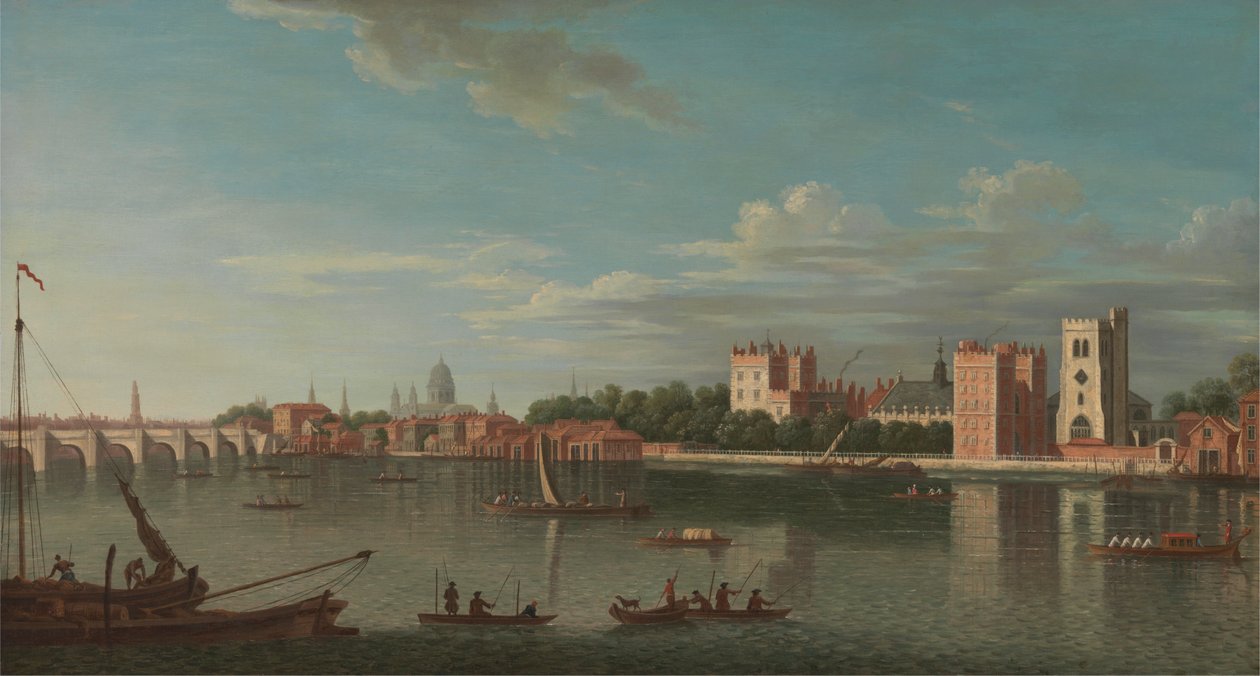 Támesis en el Palacio de Lambeth de Unknown artist