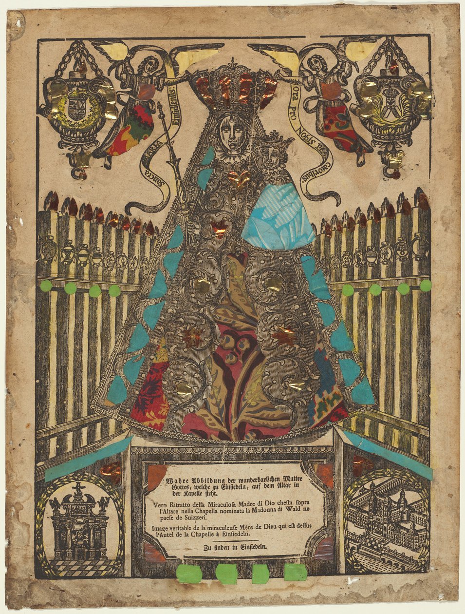 Adoración de la Virgen de Einsiedeln de Unknown artist