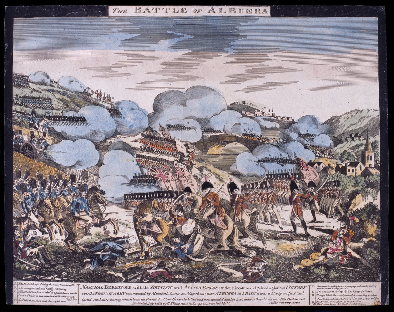 La Batalla de Albuera de Unknown artist