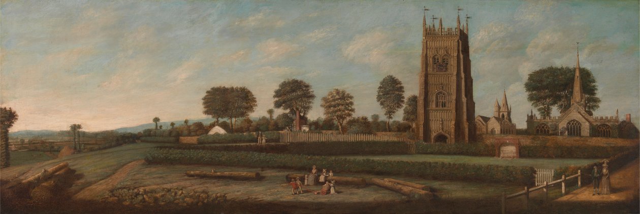 El campanario de Evesham de Unknown artist