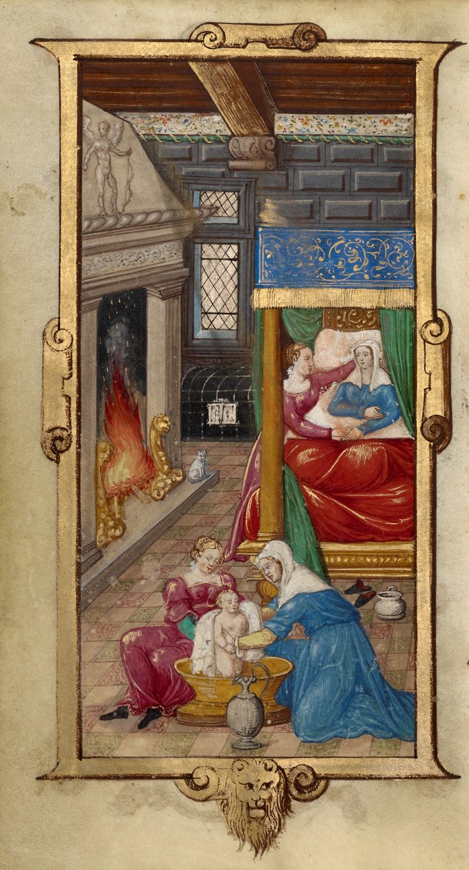 El nacimiento de la Virgen de Unknown artist