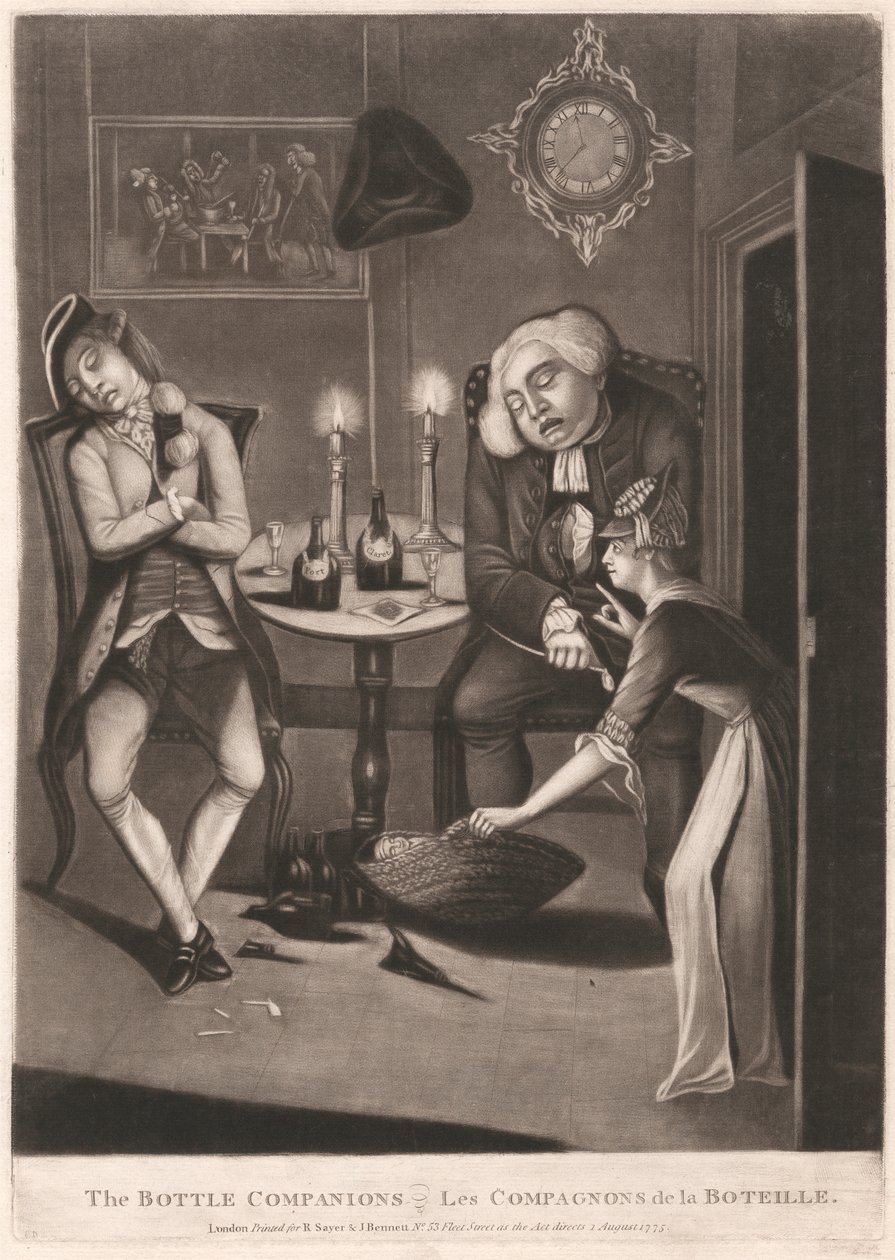 Los compañeros de la botella de Unknown artist