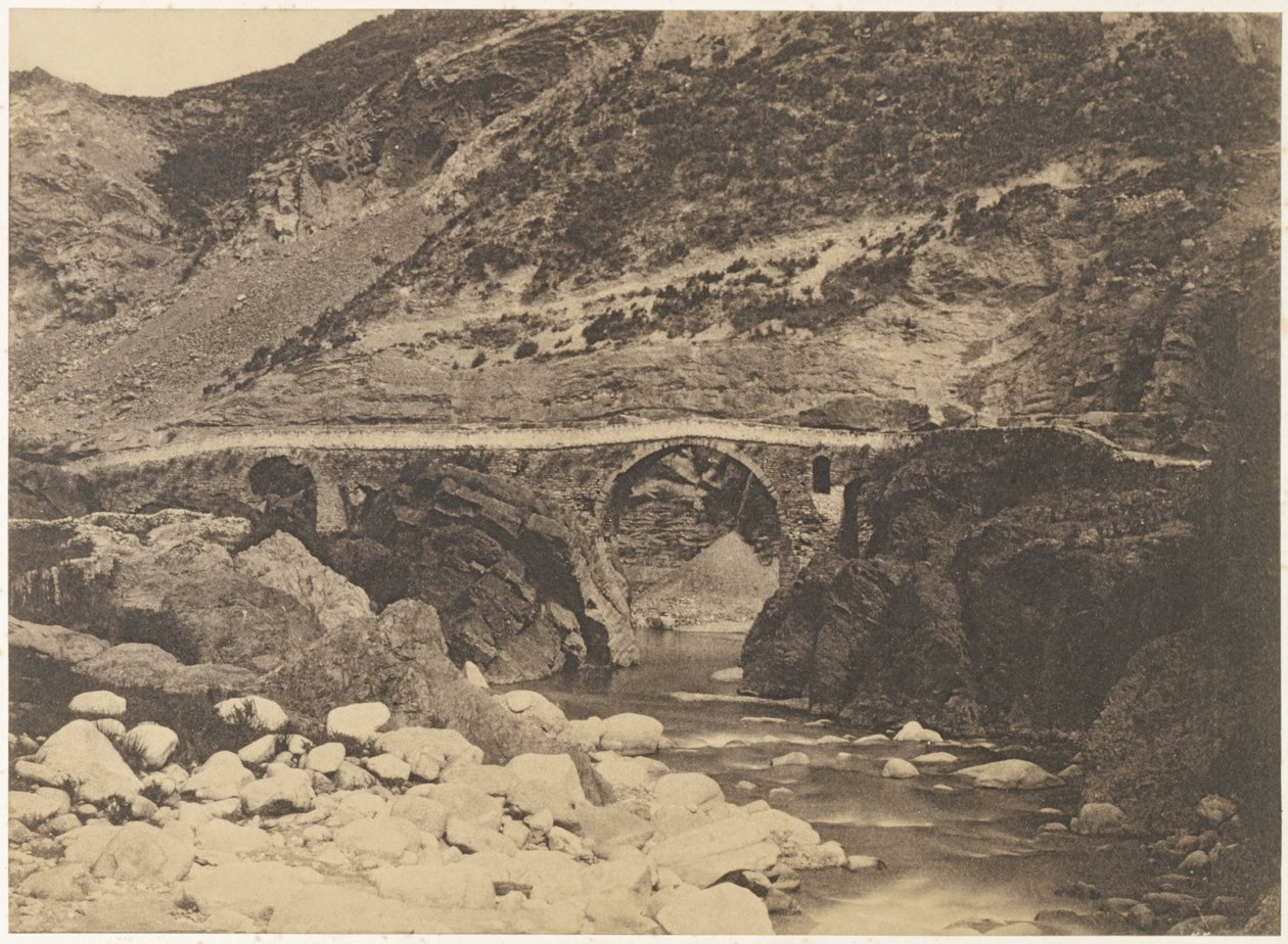 The Bridge of Palalda (near Amelieles-Bains)  de Unknown artist