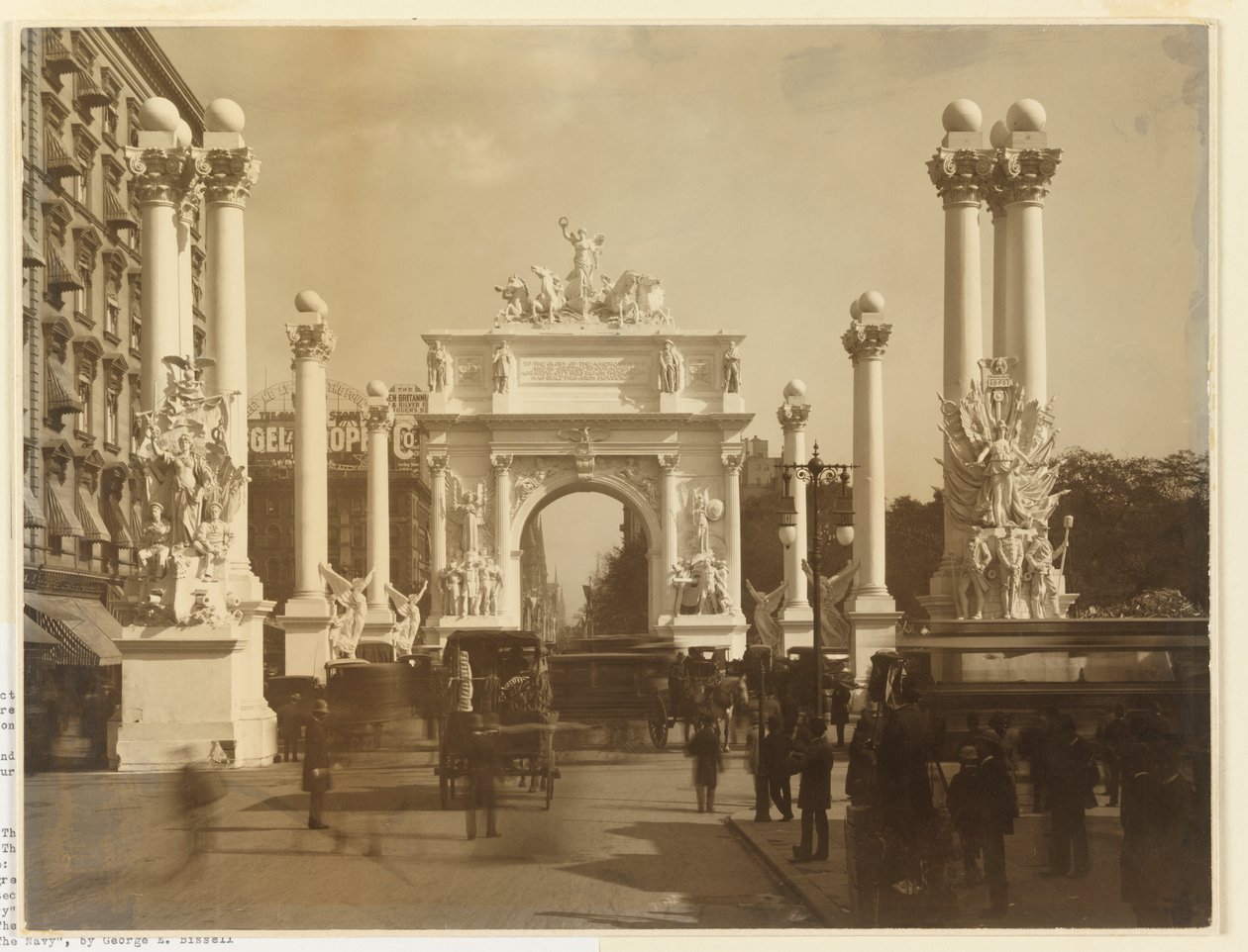 El Arco Dewey, Madison Square, Nueva York de Unknown artist