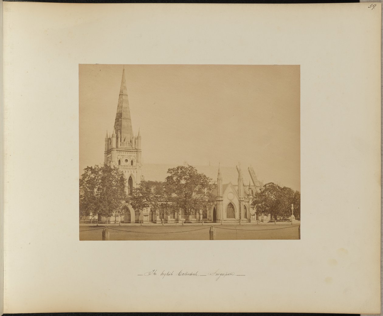 La catedral inglesa. Singapur de Unknown artist