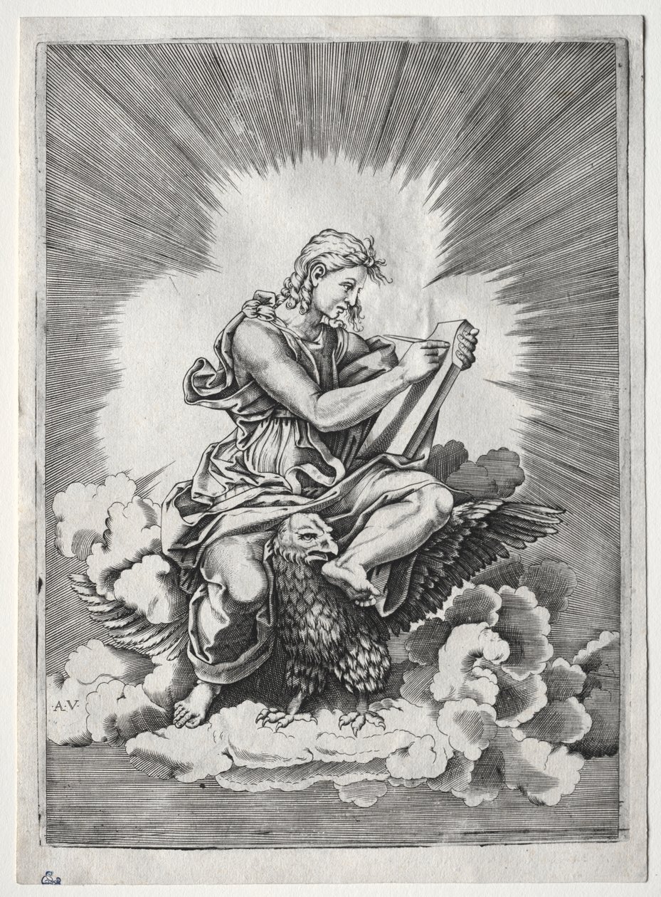 Los cuatro evangelistas: San Juan de Unknown artist