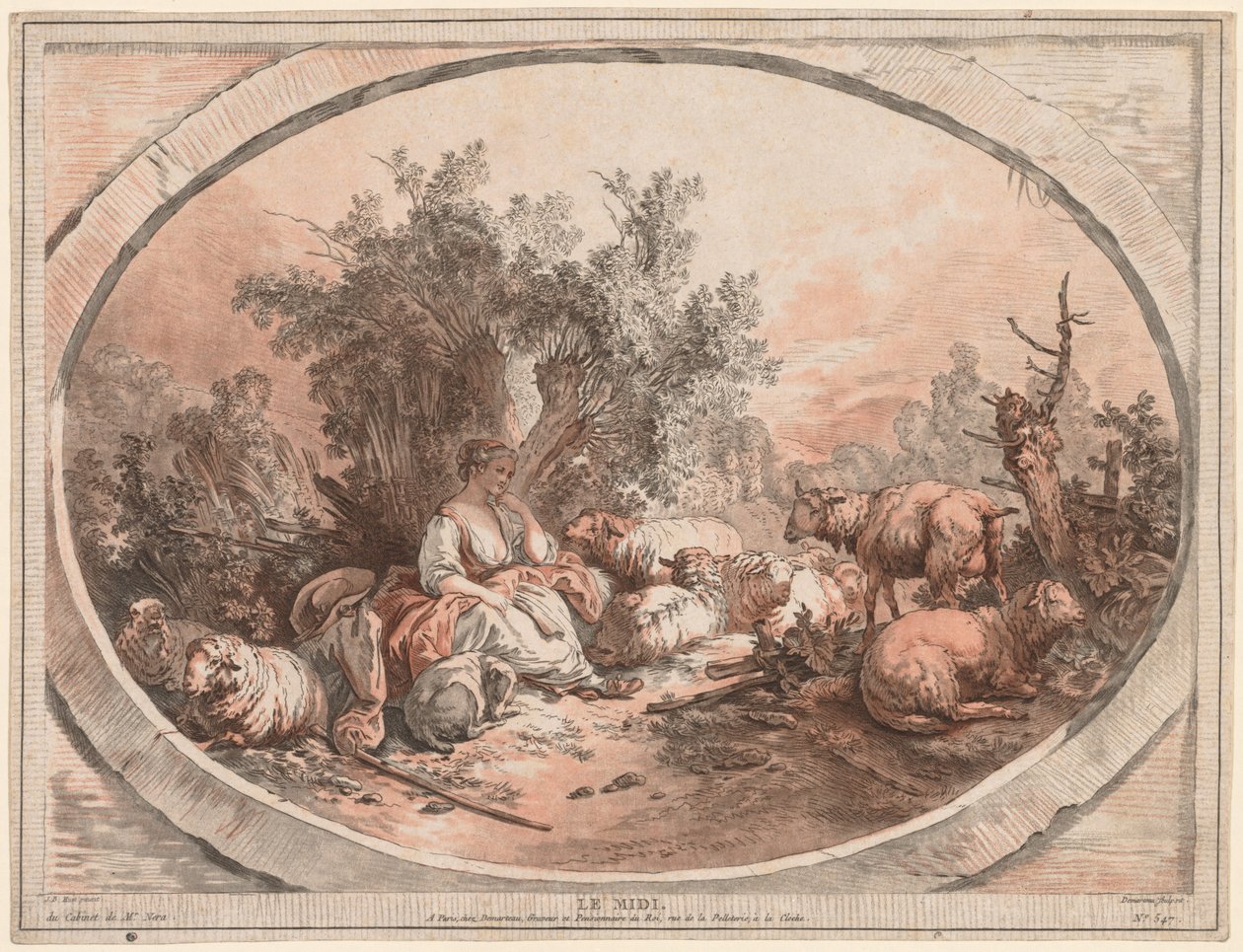 The Four Times of Day:  Noon de Unknown artist