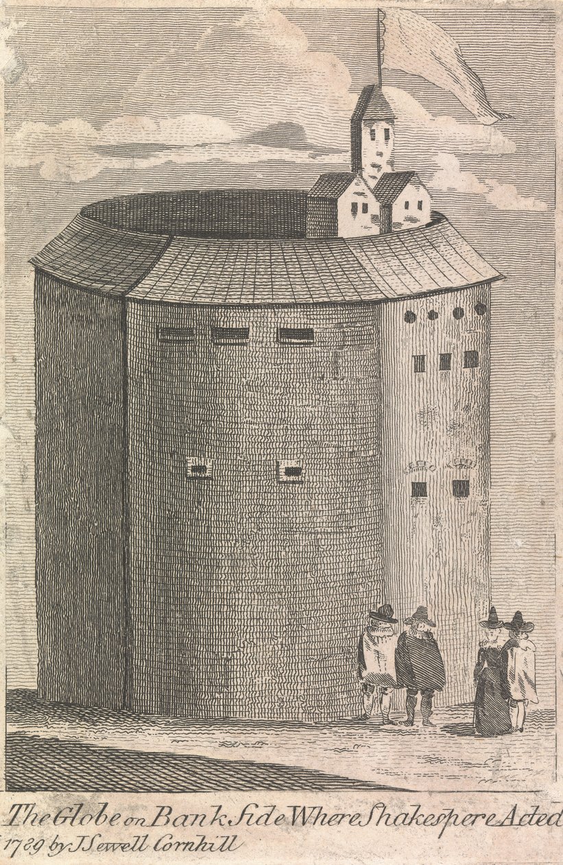 The Globe on Bank Side where Shakespeare Acted (publicado por J. Serrell); página 10 (Volumen Dos) de Unknown artist